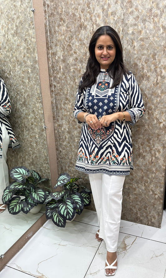 Short Kurti Digital Printing