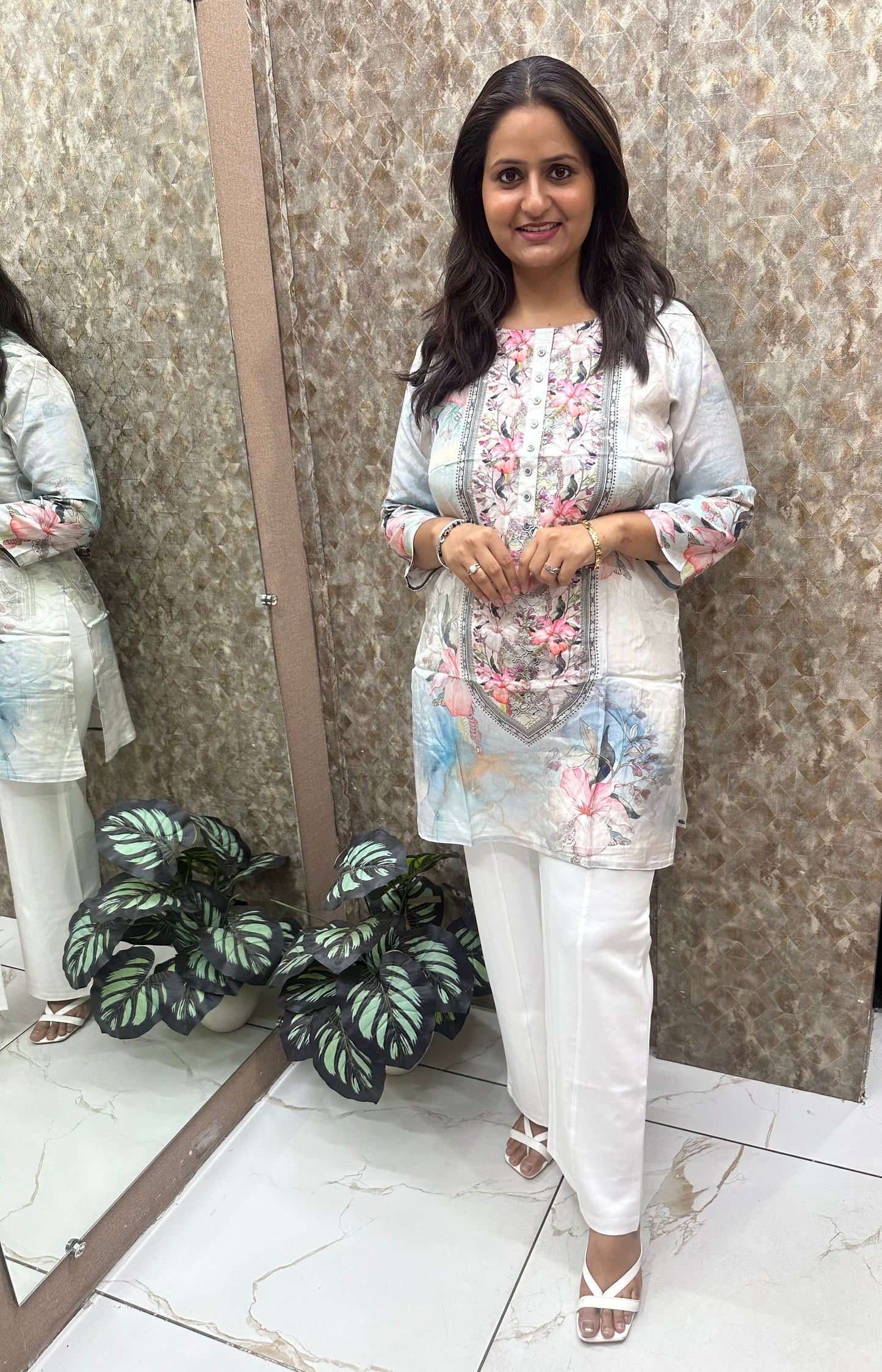 Short Kurti Digital Printing