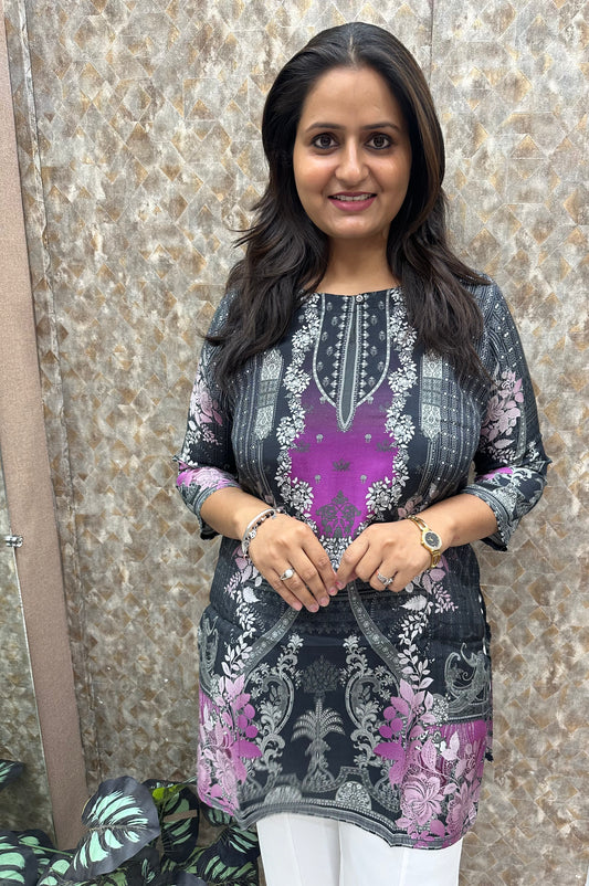 Short Kurti Digital Printing