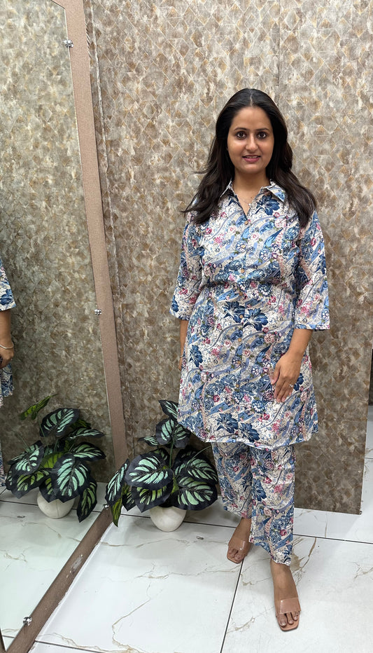 Regular Wear Co-Ord Cum Pant Set