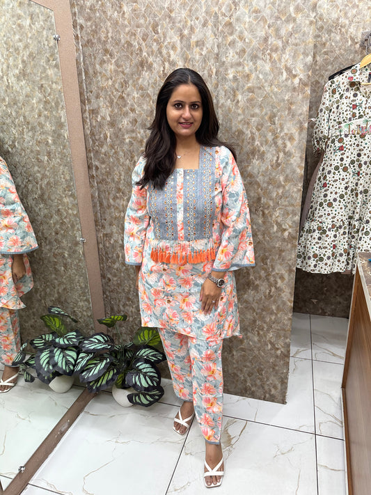 Embroidered Co-ord