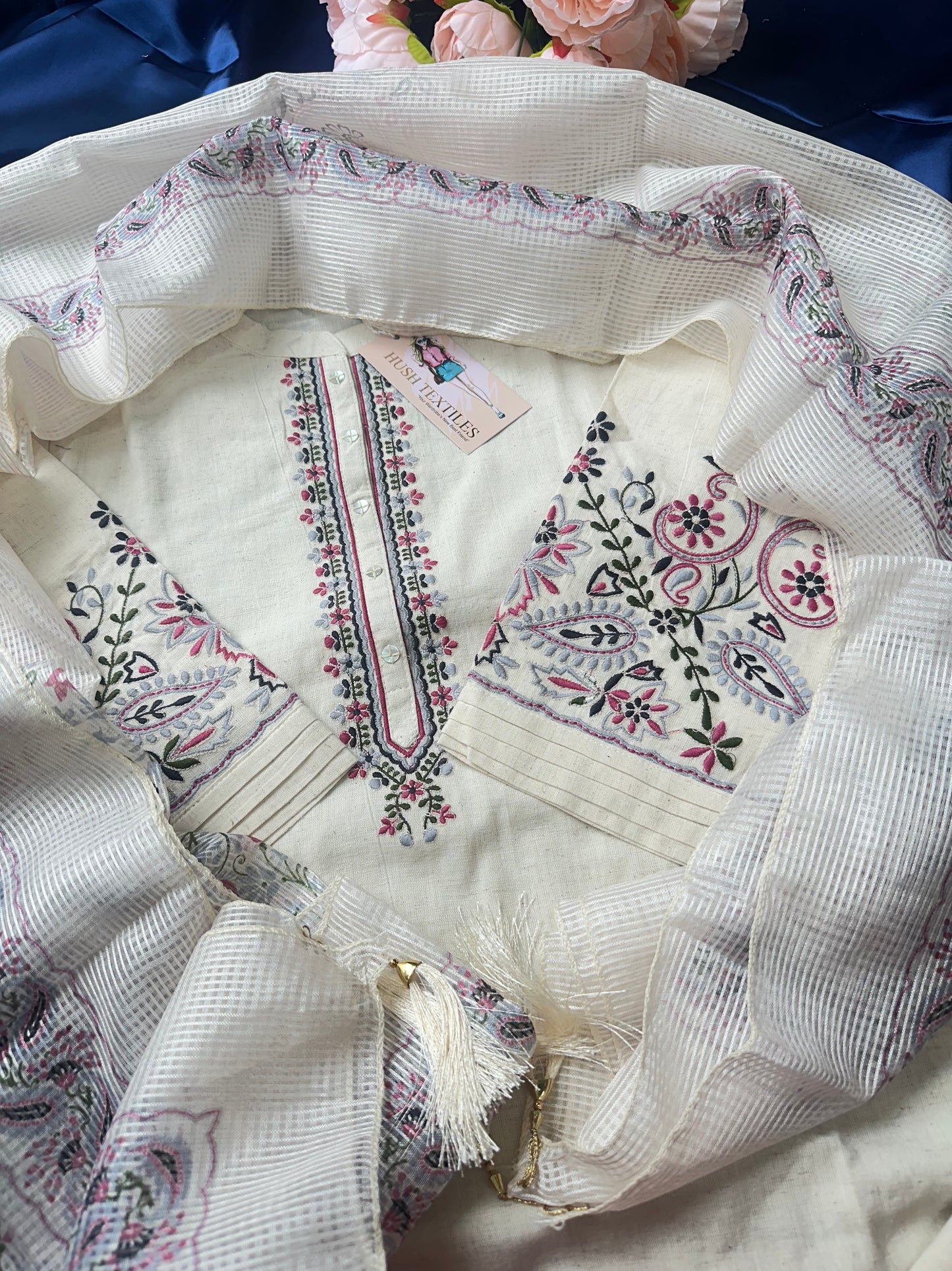 Elegant Embroidered Suit