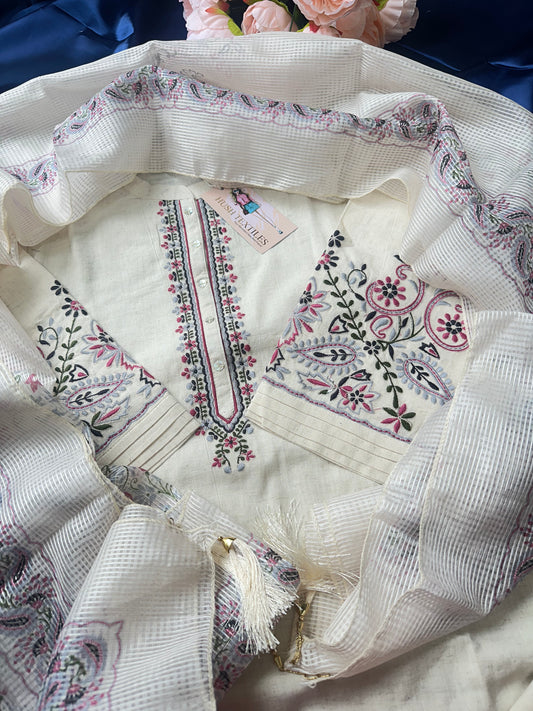 Elegant Embroidered Suit